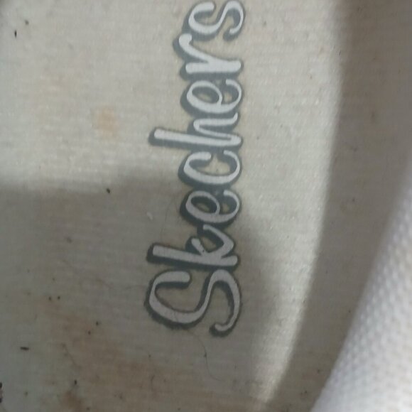 SKECHERS WOMENS AIR COOLED MEMORY FOAM RHINESTONE CHEER ATHLETIC SNEAKERS SZ 7.5 - Picture 6 of 10